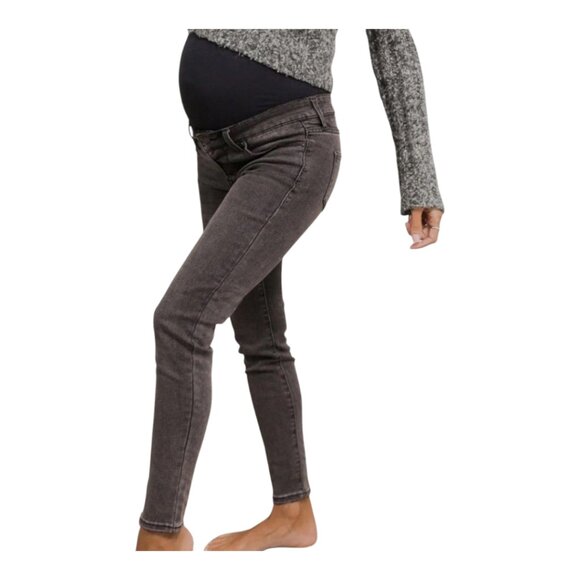 Blanqi Postpartum Support Skinny Jeans in Black Built-in Support Band Women's 10 - Picture 1 of 9